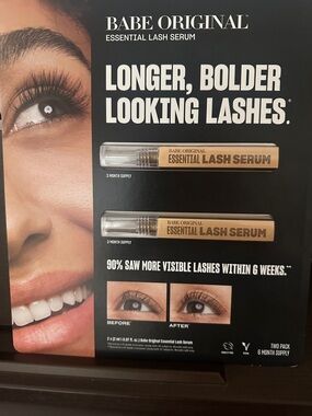 NIB! BABE LASH ESSENTIAL SERUM 6mo supply